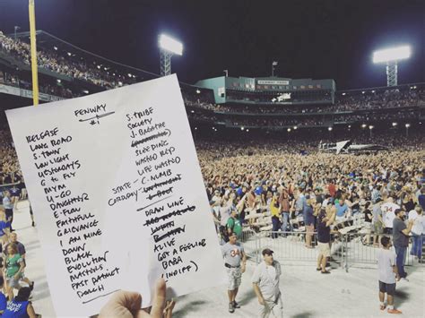 This one just makes sense. . Concert setlists